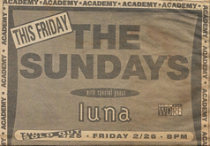The Sundays / Luna on Feb 26, 1993 [191-small]