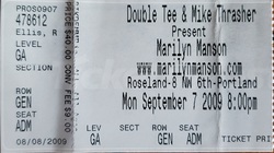 tags: Ticket - Marilyn Manson / Saturday Mourning on Sep 7, 2009 [197-small]