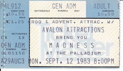 Madness / Ministry  on Sep 12, 1983 [721-small]