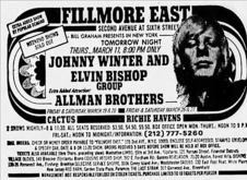 Johnny Winter / Elvin Bishop / Allman Brothers Band on Mar 12, 1971 [238-small]