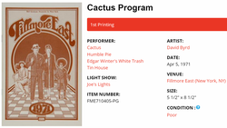 Cactus / Humble Pie / Edgar Winter / Tin House on Apr 5, 1971 [303-small]