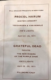 Procol Harum / Winter Consort / Teegarden and Van Winkle on Apr 23, 1971 [326-small]