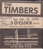 The Three O'clock / Targets  / The Modsters on Feb 25, 1984 [740-small]
