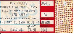 Van Halen / The Velcros on May 11, 1984 [745-small]