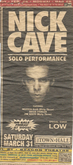 Nick Cave / Low  on Mar 31, 2001 [546-small]