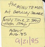Angst / Minutemen on Sep 21, 1985 [756-small]