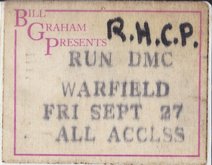 Run DMC / Red Hot Chili Peppers  on Sep 27, 1985 [758-small]