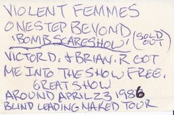 Violent Femmes  on Apr 20, 1986 [759-small]