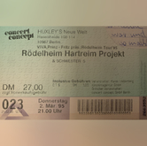 Rödelheim Hartreim Projekt / Schwester S on Mar 1, 1995 [613-small]