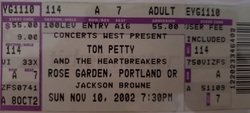 Tom Petty And The Heartbreakers / Jackson Browne on Nov 10, 2002 [655-small]