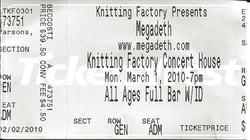 Megadeth / Testament / Exodus on Mar 1, 2010 [766-small]