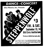 Steppenwolf / Pulse / Madness on Sep 13, 1968 [863-small]