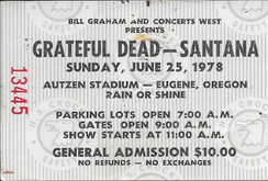 Grateful Dead / Santana / The Outlaws / Eddie Money on Jun 25, 1978 [005-small]
