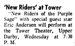 New Riders of the Purple Sage / Eric Andersen on Dec 13, 1972 [008-small]