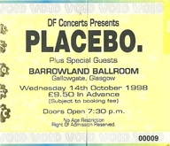 Placebo / AC Acoustics / Ultrasound on Oct 14, 1998 [012-small]