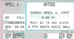 Bob Weir and Ratdog on Apr 6, 1997 [018-small]