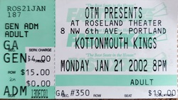 tags: Ticket - Kottonmouth Kings / Mix Mob on Jan 21, 2002 [036-small]
