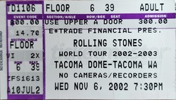 tags: Ticket - The Rolling Stones / Sheryl Crow on Nov 6, 2002 [037-small]