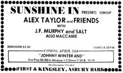 Alex Taylor / J. F. Murphy & Salt / Maccabee on Apr 10, 1971 [220-small]