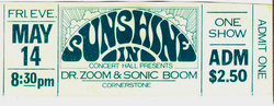 Dr. Zoom & The Sonic Boom / Bruce Springsteen / Sunny Jim / Godzilla on May 14, 1971 [228-small]