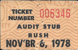 Rush / Pat Travers on Nov 6, 1978 [252-small]