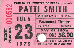 Patti Smith Group / St. Paradise on Jul 23, 1979 [316-small]