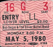 Bob Seger & The Silver Bullet Band on May 5, 1980 [328-small]