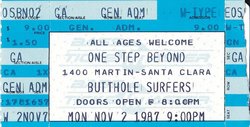 Butthole Surfers / Systems Collapse  on Nov 2, 1987 [837-small]