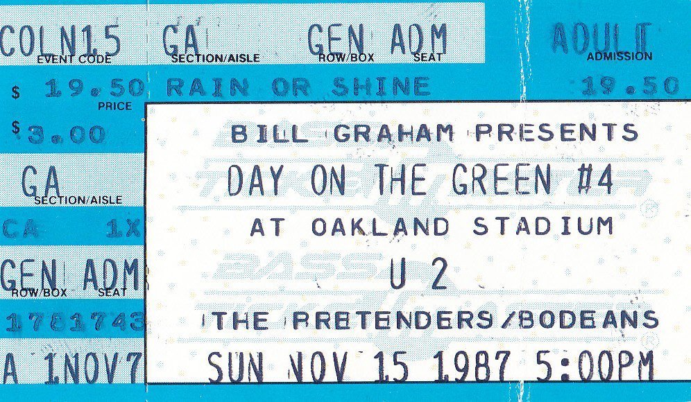 Concert History of OaklandAlameda County Coliseum Oakland, California