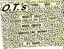 The Mercy Seat  / Boys Choir  / Wrestling Worms on Nov 17, 1987 [842-small]