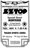ZZ Top / Montrose on Nov 9, 1976 [499-small]