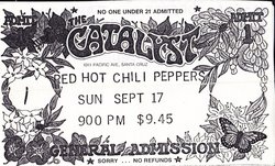 Red Hot Chili Peppers  / Mary's Danish on Sep 17, 1989 [855-small]