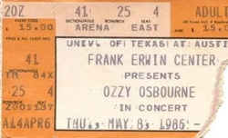 Ozzy Osborne / Metallica on May 8, 1986 [596-small]