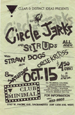Circle Jerks / Stir Ups / Straw Dogs / Circle Kross on Oct 15, 1983 [638-small]