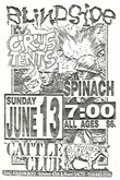 Blindside / Circus Tents / Sock / Spinach on Jun 13, 1993 [642-small]