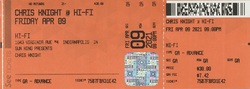 ticket courtesy of J. Waters, Chris Knight / Joe Stamm on Apr 9, 2021 [664-small]