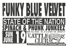 Funky Blue Velvet / State Of The Nation / Spinach / Phunk Junkeez on Jun 19, 1994 [680-small]