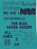 Pocket Change / Bananas / No Kill I / Lizards / Salmonella / The Mail Order Brides on Apr 25, 1998 [684-small]