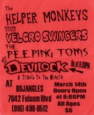 Helper Monkeys / The Velcro Swingers / The Peeping Toms / Devilock on Mar 14, 2000 [685-small]