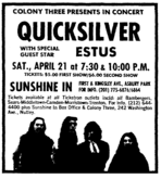 quicksilver / Estus on Apr 21, 1973 [686-small]