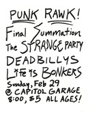 Final Summation / Dead Billys / The Strange Party / Life Is Bonkers on Feb 29, 2004 [690-small]
