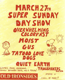 Overwhelming Colorfast / Moist / Gus / Tattooed Love Dogs / Quiet Earth / The Troublemakers on Mar 27, 1994 [701-small]