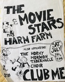 The Movie Stars / Harm Farm / Horny Mormons on Jul 14, 1990 [729-small]