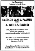 Emerson Lake and Palmer / The J. Geils Band on Nov 27, 1971 [740-small]
