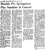 Humble Pie / Bruce Springsteen on Jun 11, 1972 [763-small]