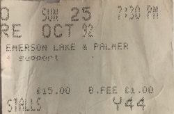 Emerson, Lake & Palmer on Oct 25, 1992 [826-small]