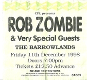 Rob Zombie on Dec 11, 1998 [969-small]