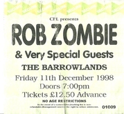 Rob Zombie on Dec 11, 1998 [969-small]