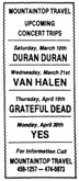 Van Halen / Autograph on Mar 20, 1984 [062-small]