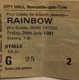 Rainbow / Rose Tattoo on Jul 24, 1981 [076-small]